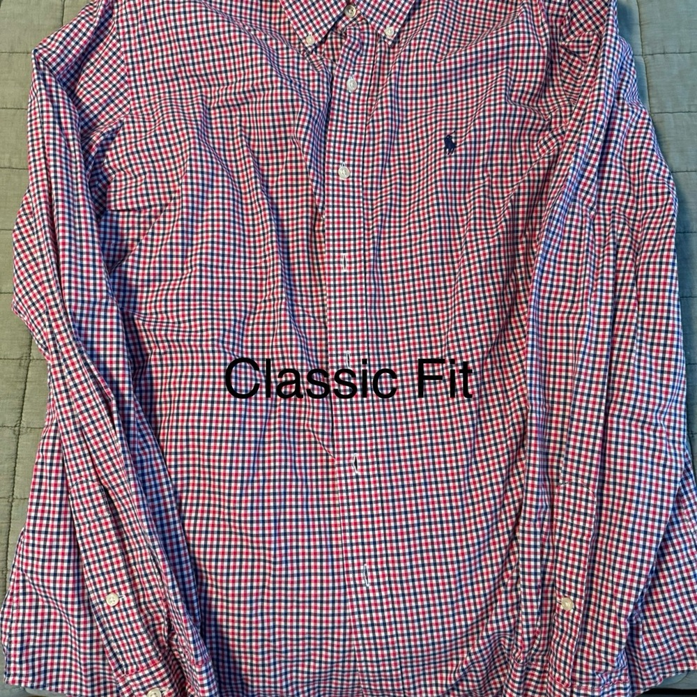 Ralph Lauren Men's Classic Fit Checkered Shirt